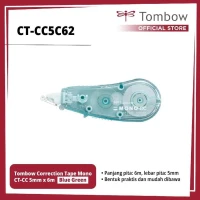 Tip Ex Kertas / Correction Tape Tombow CT-CC5C62 MONO Blue Green 5mmx6m